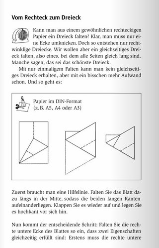 Beispiel-Experiment aus dem Buch „Wie man durch eine Postkarte steigt“