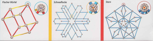 Anleitung Schneeflocke mit Zometool