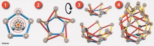 Anleitung für Zometool-Modell Ananas